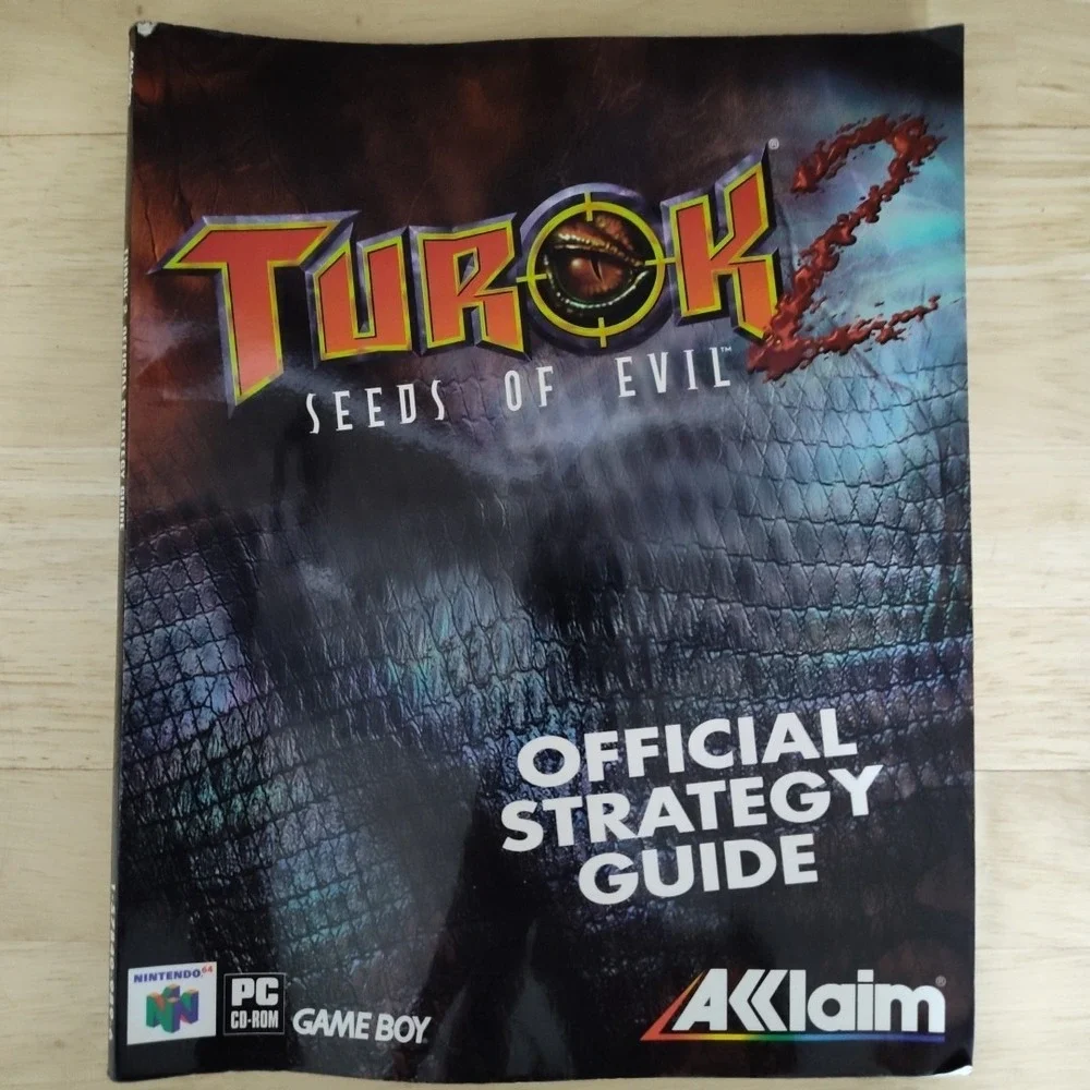 Turok 2: Seeds of Evil Nintendo 64 N64 Instruction Manual Booklet Only